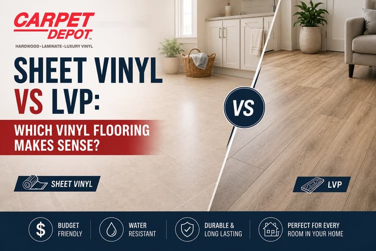 Sheet Vinyl vs LVP: Which Vinyl Flooring Makes Sense?
