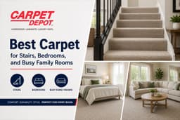 Best Carpet for Stairs, Bedrooms, and Busy Family Rooms