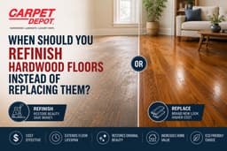 When Should You Refinish Hardwood Floors Instead of Replacing Them?