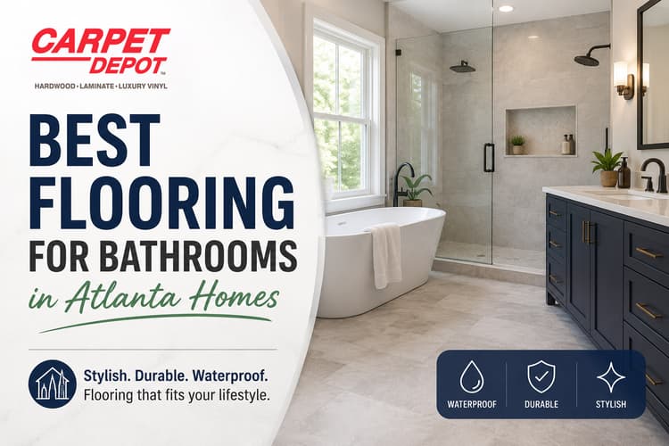 Best Flooring for Bathrooms in Atlanta Homes